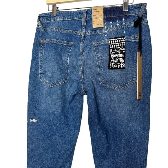 Ksubi Van Winkle Blazed Trashed Skinny Jeans Size 34 NEW - Picture 9 of 10
